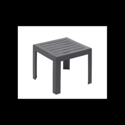 Clearance GROSFILLEX Table Basse en Résine 40 x 40 cm Anthracite Miami