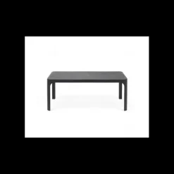 NARDI Table Basse en Résine 60 x 100 cm Anthracite Net