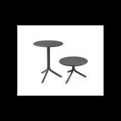 Clearance NARDI Table convertible en Polypropylène Spritz Anthracite