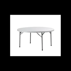 Sale LYROSE Table Ronde Blanche 8 Personnes Congrès
