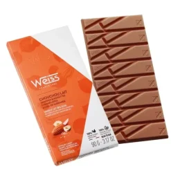 Best WEISS Tablette de Chocolat au Lait Chouchou 38% 90 g