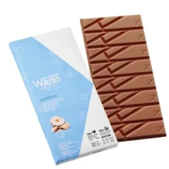 Sale WEISS Tablette de Chocolat au Lait Gianduja 35% 90 g