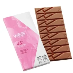 Best WEISS Tablette de Chocolat au Lait Mahoe 43% 90 g