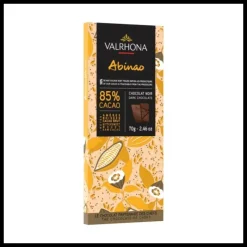Clearance VALRHONA Tablette de Chocolat Noir Abinao 85% 70 g