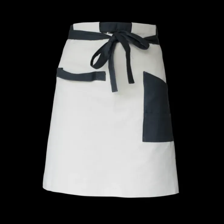 Clearance PEBBLY Tablier de Cuisine Crème et Ardoise