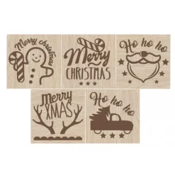 Clearance SCRAPCOOKING Tampon Biscuit Noël et Emporte-Pièce