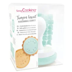 Sale SCRAPCOOKING Tampon Biscuit Personnalisable