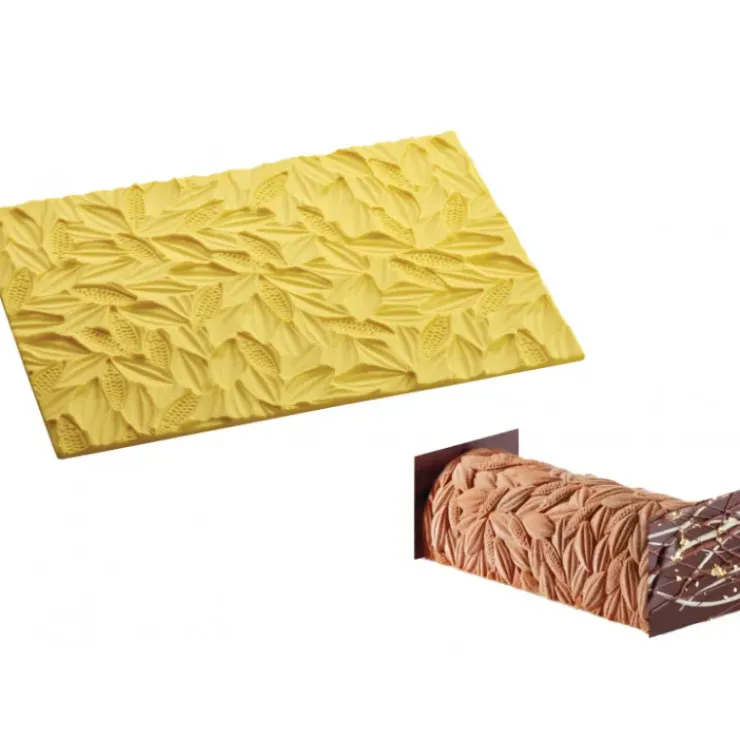 Online PAVONI Tapis Décor Bûche Cabosse Silicone