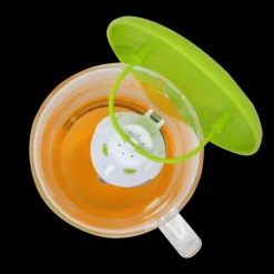 Hot CUISINEADDICT Tasse à Thé avec Infuseur et Couvercle Rouge 400 ml QDO