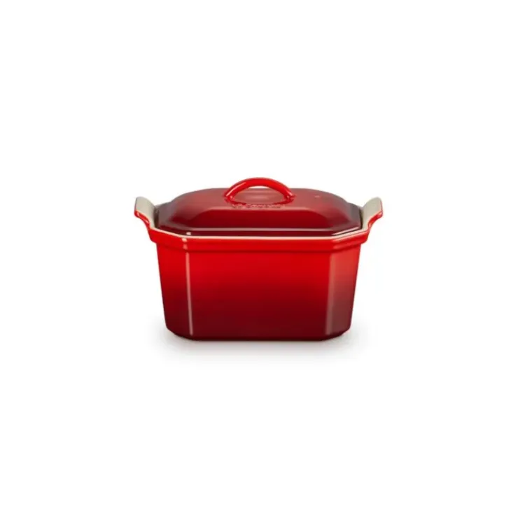 New LE CREUSET Terrine à Foie Gras avec presse 0,6 L Cerise