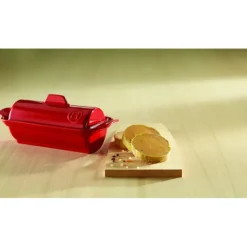 EMILE HENRY Terrine à foie gras façon médaillon 0,6L - Couleur Grand Cru