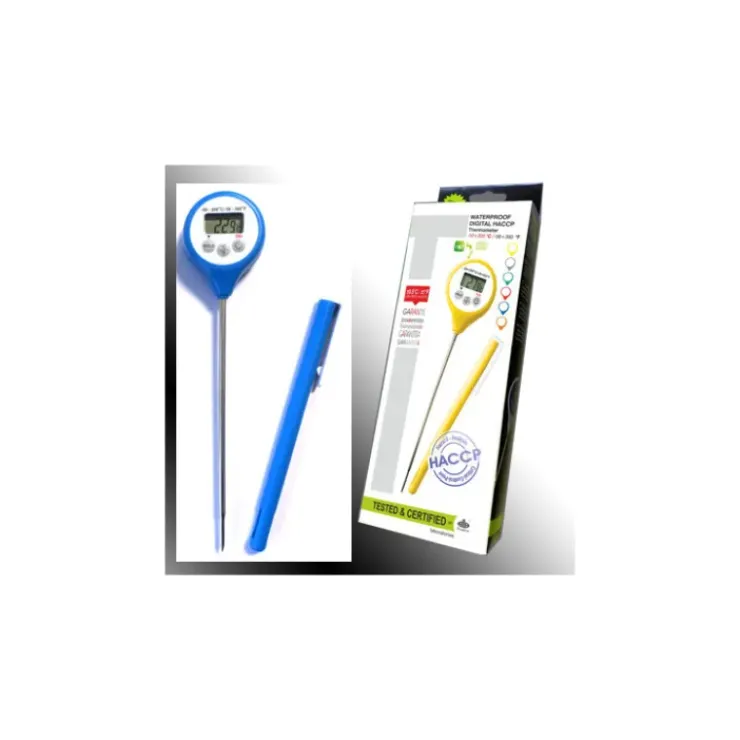 ALLA FRANCE Thermomètre Digital étanche à sonde HACCP bleu -50°C à +200°C