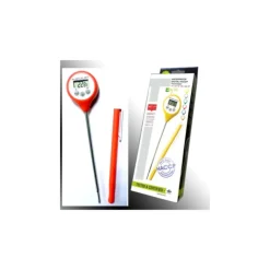 Best ALLA FRANCE Thermomètre Digital étanche à sonde HACCP rouge -50°C à +200°C