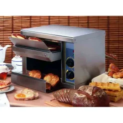 New ROLLER GRILL Toaster à Convoyeur en Acier Inoxydable