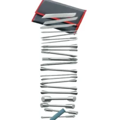 New TELLIER Trousse 22 Outils + Pierre à Affuter