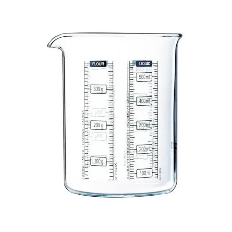 Discount PYREX Verre Doseur en Verre 0,5 L Kitchen Lab