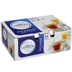 New DURALEX Verres Picardie 25 cl (x6)
