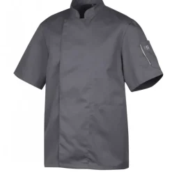 Discount ROBUR Veste de Cuisine Mixte Anthracite NERO T.4