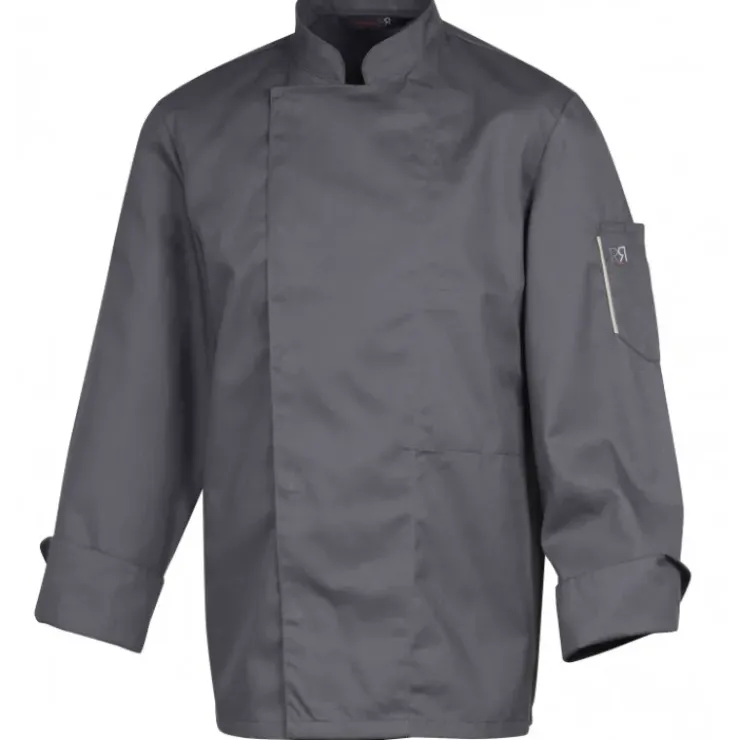 Outlet ROBUR Veste de Cuisine Mixte Anthracite NERO T.5