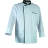 ROBUR Veste de Cuisine Mixte Blanche/Parement Gris ENERGY T.6