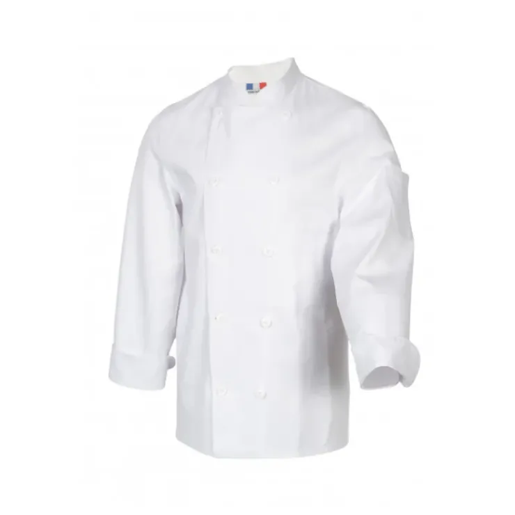 Hot ROBUR Veste de Cuisine Mixte Blanche TAMISE T.7