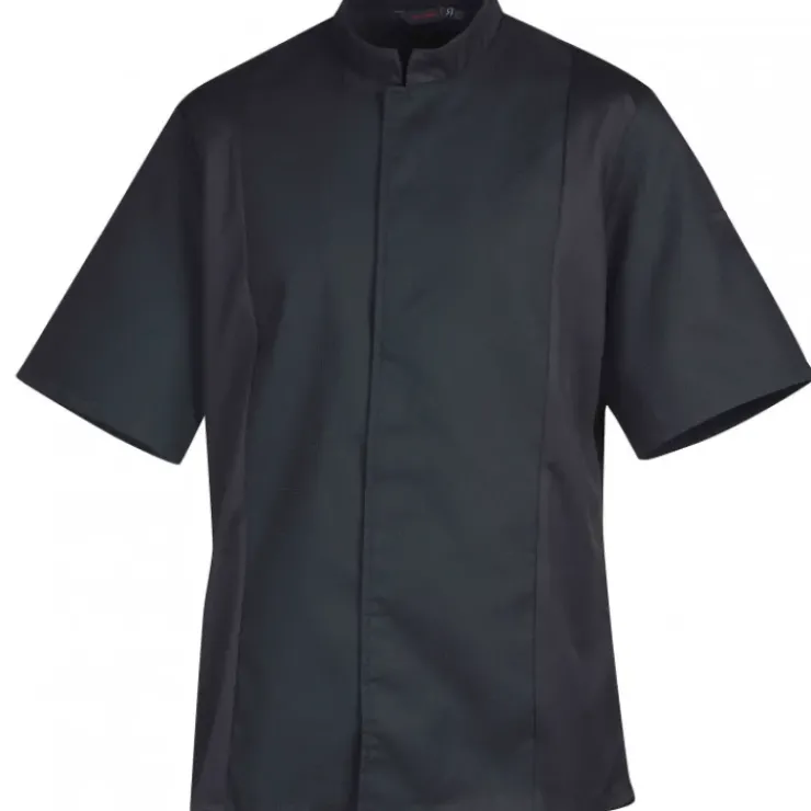 New ROBUR Veste de Cuisine Mixte Noire SIAKA T.2