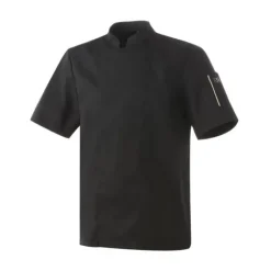 Clearance ROBUR Veste de Cuisine Mixte Noir NERO MC T.2