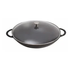 Best STAUB Wok en Fonte 37 cm Noir