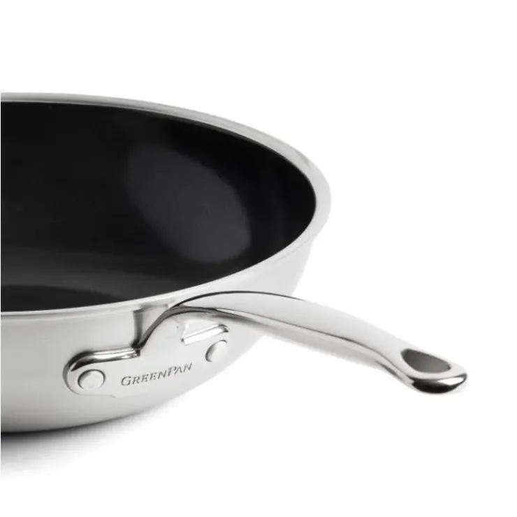 New GREENPAN Wok Inox Ø 30 cm PREMIERE