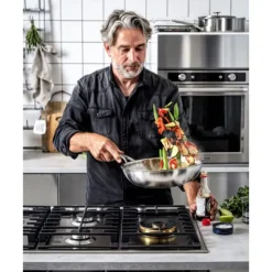 KITCHENAID Wok Inox 28cm